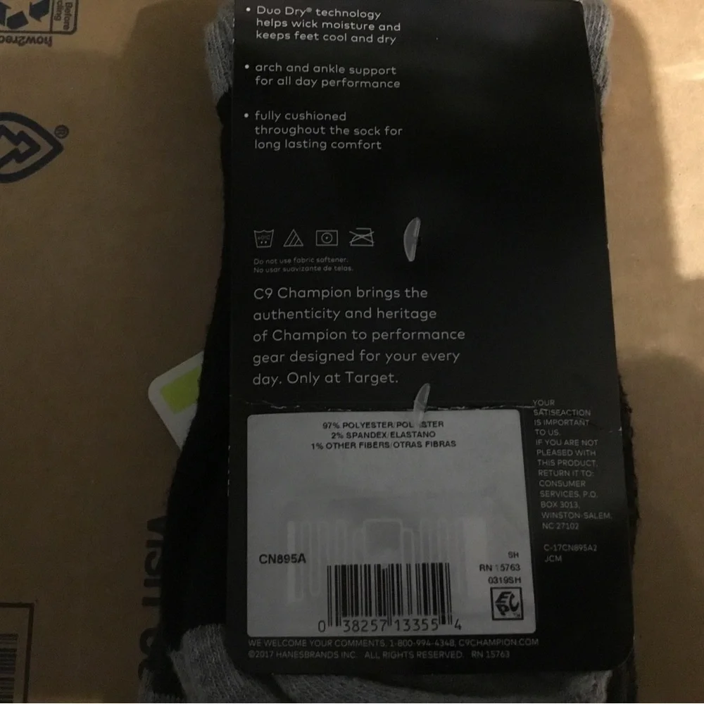 Champion Women's Over-the-Calf Outdoor Socks - Black & Blue (2 Pack)
